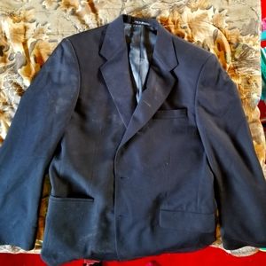 Men's navy suit coat